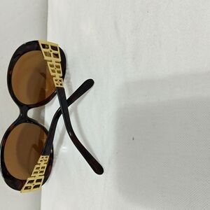 Tortoise Shell Sunglasses with Gold Accents